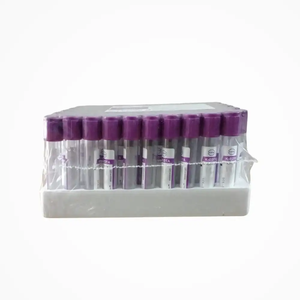 Kan Alma K3 Edtalı Tüp 3 ML (Mor Kapak) 100'lü Paket